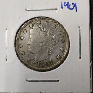 1901 Liberty Head Nickel Coin